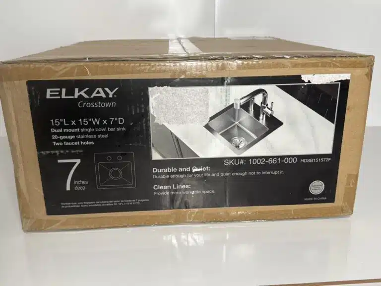 Elkay Crosstown 15 in. Dual Mount Single Bowl 20-Gauge Stainless Steel Kitchen Sink​